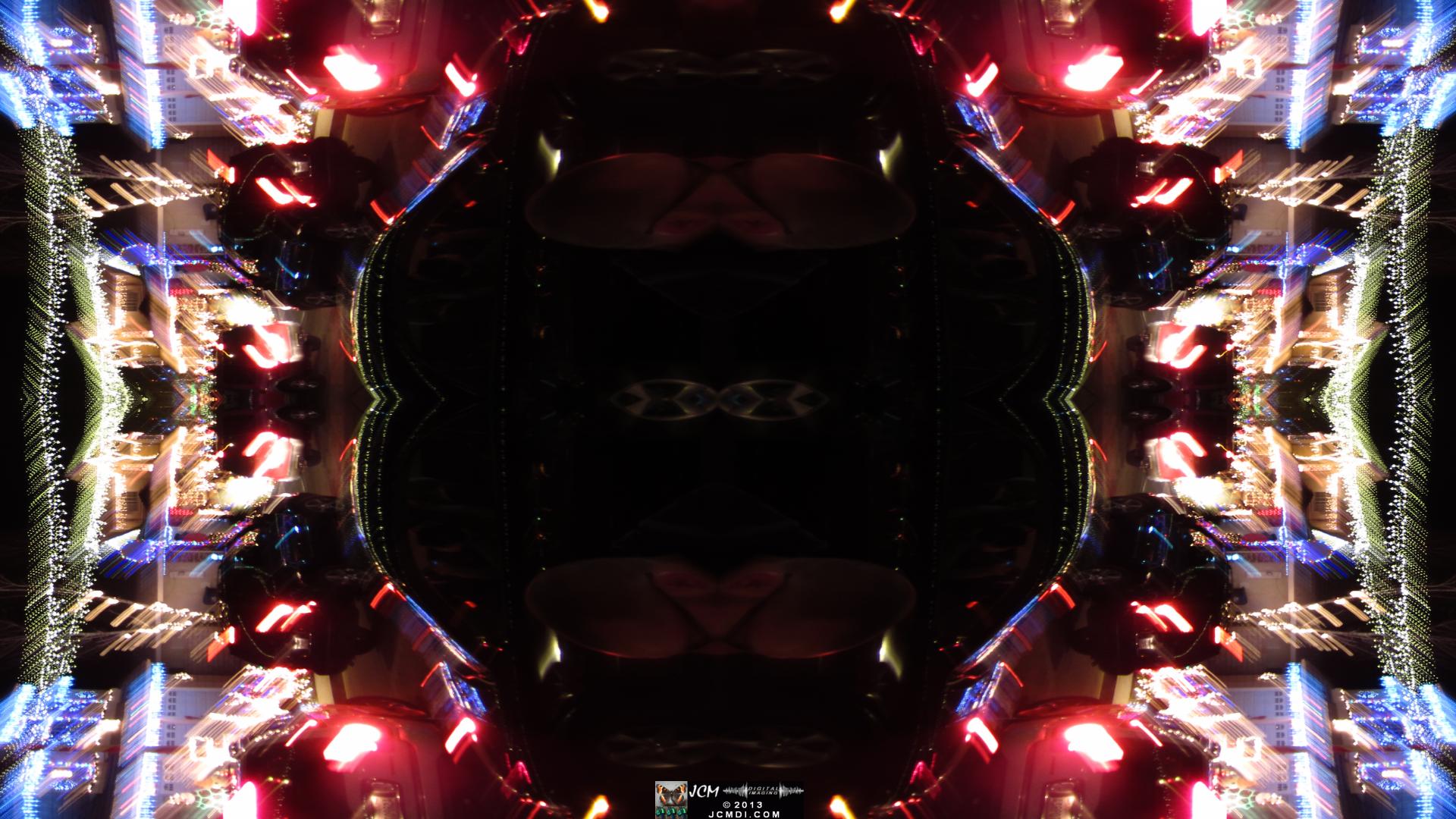 Wakefield Holiday Lightshow 2013 Quadroscopic long exposure artwork